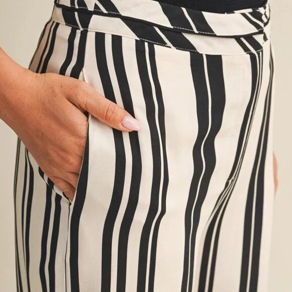 Jetta Striped Wide-Leg Pants | Women's Spring Style - Picture 5 of 9
